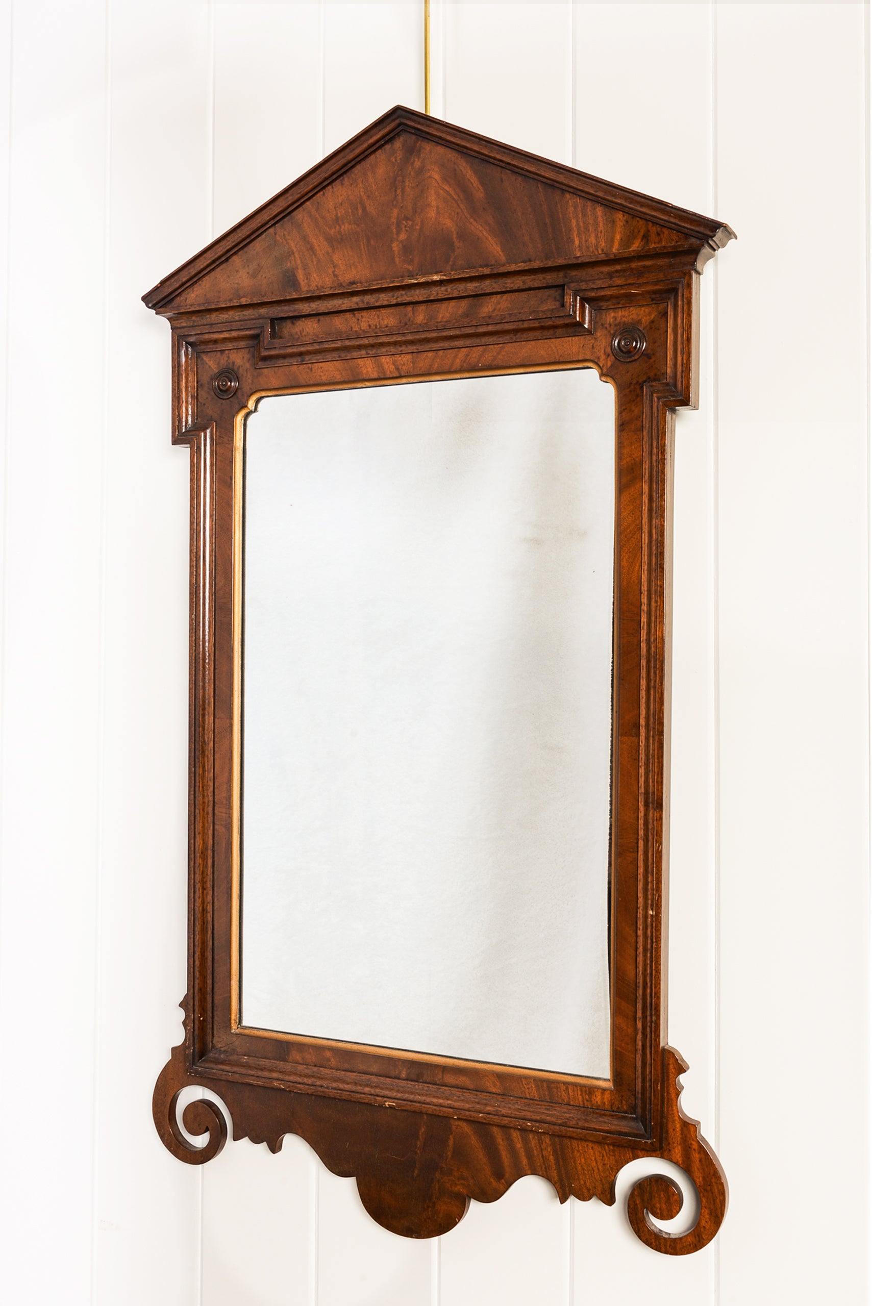 English Mahogany Pier Mirror