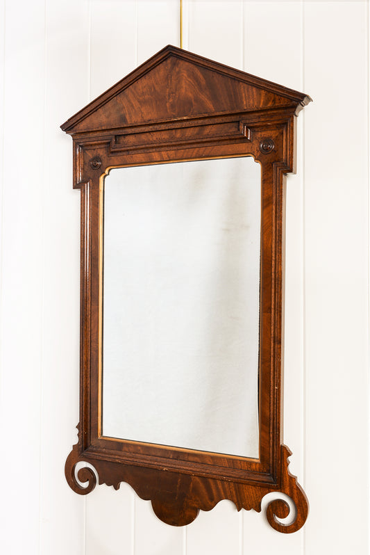 English Mahogany Pier Mirror