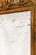 Load image into Gallery viewer, 19th Century French Gold Gilt Mirror with Foxing
