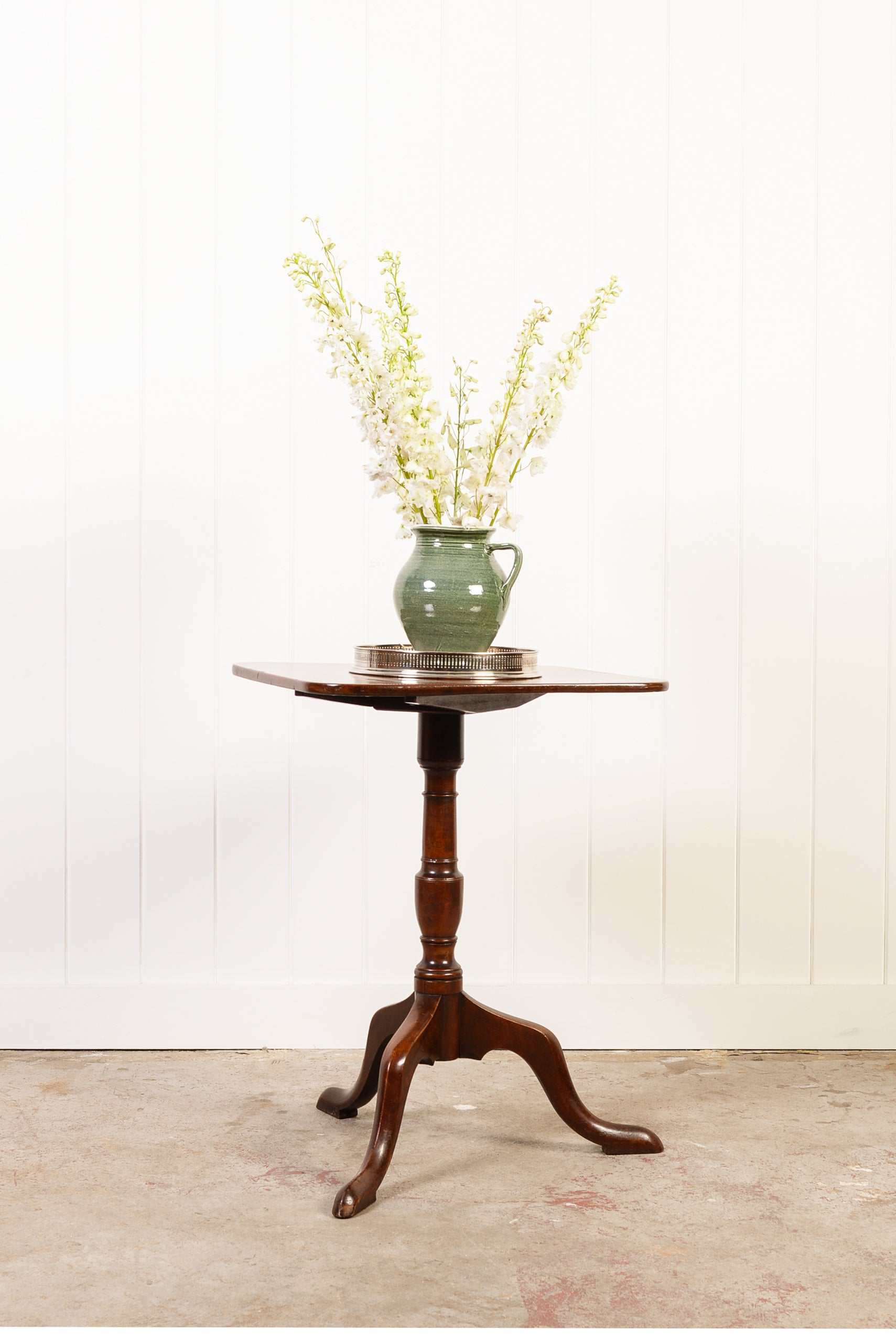 Victorian Mahogany Rounded Square Side Table