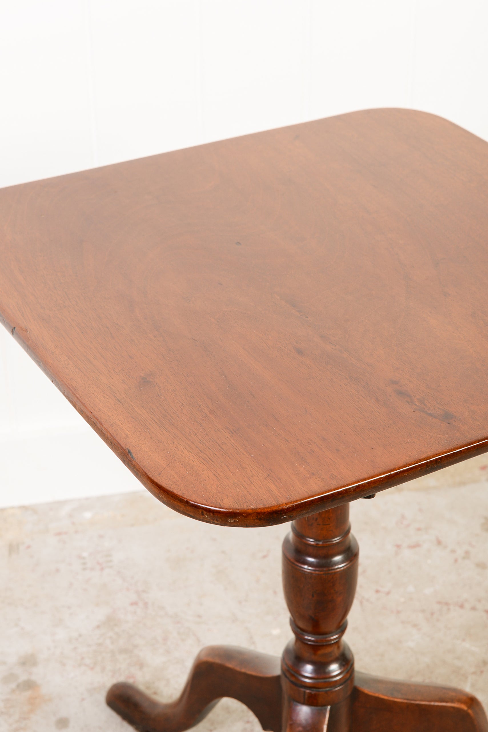 Victorian Mahogany Rounded Square Side Table