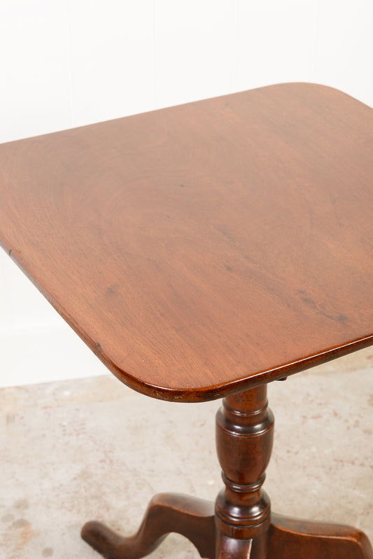 Victorian Mahogany Rounded Square Side Table