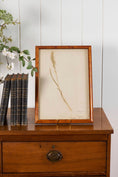 Load image into Gallery viewer, TRIO of Antique Herbarium Grasses (c. 1908) in Custom Burl Wood Frames