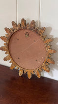 Load image into Gallery viewer, Mid-Century Hand Carved French Giltwood Starburst Mirror