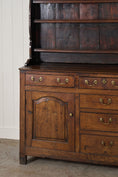 Load image into Gallery viewer, George III Period Oak Welsh Dresser Base with Topper (c. 1760-80)