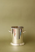 Load image into Gallery viewer, Silver Plate Wine Cooler with Rope Rim