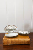 Load image into Gallery viewer, Silverplated French Shell Butter Dish With Original Glass Insert (c.1930) by Deschamps Frères