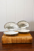 Load image into Gallery viewer, Silverplated French Shell Butter Dish With Original Glass Insert (c.1930) by Deschamps Frères