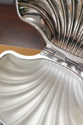 Load image into Gallery viewer, Silverplated French Shell Butter Dish With Original Glass Insert (c.1930) by Deschamps Frères