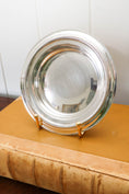 Load image into Gallery viewer, French Silverplate Marked WIne Coaster With Detailed Rim