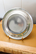 Load image into Gallery viewer, French Silverplate Marked WIne Coaster With Detailed Rim