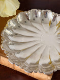 Load image into Gallery viewer, Antique Silver Plate Scalloped Shallow Bowl by James Dixon & Sons (c.1910)