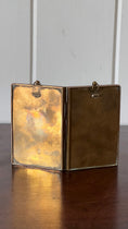 Load image into Gallery viewer, Antique French Brass Double Picture Frame