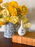Load image into Gallery viewer, Wedgwood Jasperware Bud Vase- Portland Blue on Cream