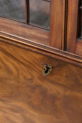 Load image into Gallery viewer, Early 19th Century Astral Glazed Burl Mahogany Bureau Bookcase
