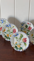 Load image into Gallery viewer, SET of 6 Hand Painted Floral Italian Plates