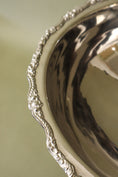 Load image into Gallery viewer, English Silver Plate Punch/Beverage Bowl with Scalloped Rim on Pedestal (c. 1930)