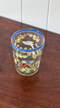 Load image into Gallery viewer, Hand Painted Glass 5.5"H Vase with Bluebirds and Flowers