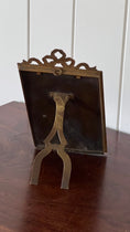 Load image into Gallery viewer, Large Antique Brass Frame with Bow | Tabletop
