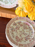 Load image into Gallery viewer, SET of 8 | Vintage English Ironstone ‘Singapore Bird’ Patterned 10” Dinner Plates