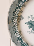 Load image into Gallery viewer, 19th Century Large Green Transferware Platter (England; c. 1850)