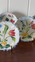 Load image into Gallery viewer, SET of 6 Hand Painted Floral Italian Plates