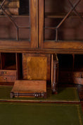 Load image into Gallery viewer, Early 19th Century Astral Glazed Burl Mahogany Bureau Bookcase