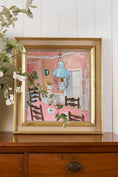 Load image into Gallery viewer, Signed by John Pawle (British 1915-2010) 'The Dining Room' Original Oil On Canvas | Gilt Wood + Linen Frame