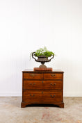 Load image into Gallery viewer, George II Petite Walnut Chest with Swan Neck Handles (c. 1750)