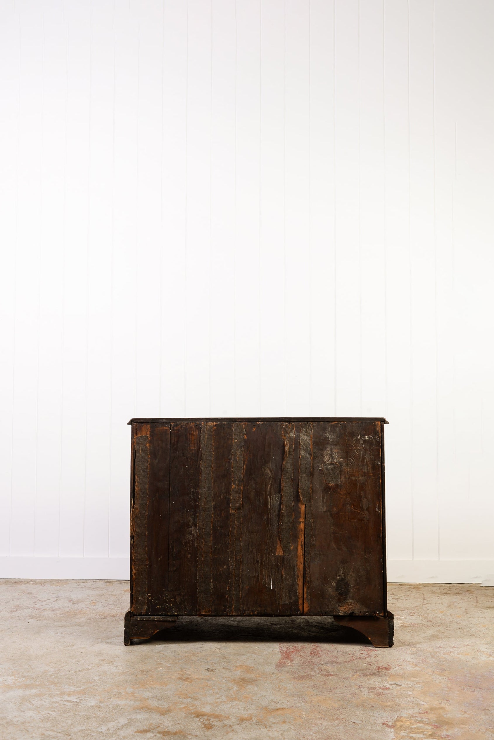 George II Petite Walnut Chest with Swan Neck Handles (c. 1750)