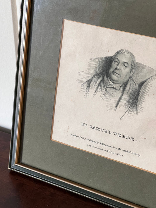 Portrait of Mr. Samuel Webbe
