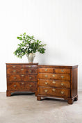 Load image into Gallery viewer, George III English Burl Walnut Chest of Drawers with Overlay Drawers on Brackets (c. 1760-1820)