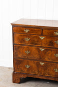 Load image into Gallery viewer, George III English Burl Walnut Chest of Drawers with Inset Drawers on Brackets (c. 1760-1820)