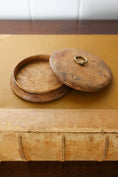Load image into Gallery viewer, Petite Antique Round Lidded Burl Wood Box