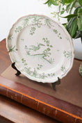 Load image into Gallery viewer, 18th Century French Moustiers Green Plate with Bird
