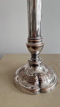 Load image into Gallery viewer, Antique Silver Plate on Copper Candlestick