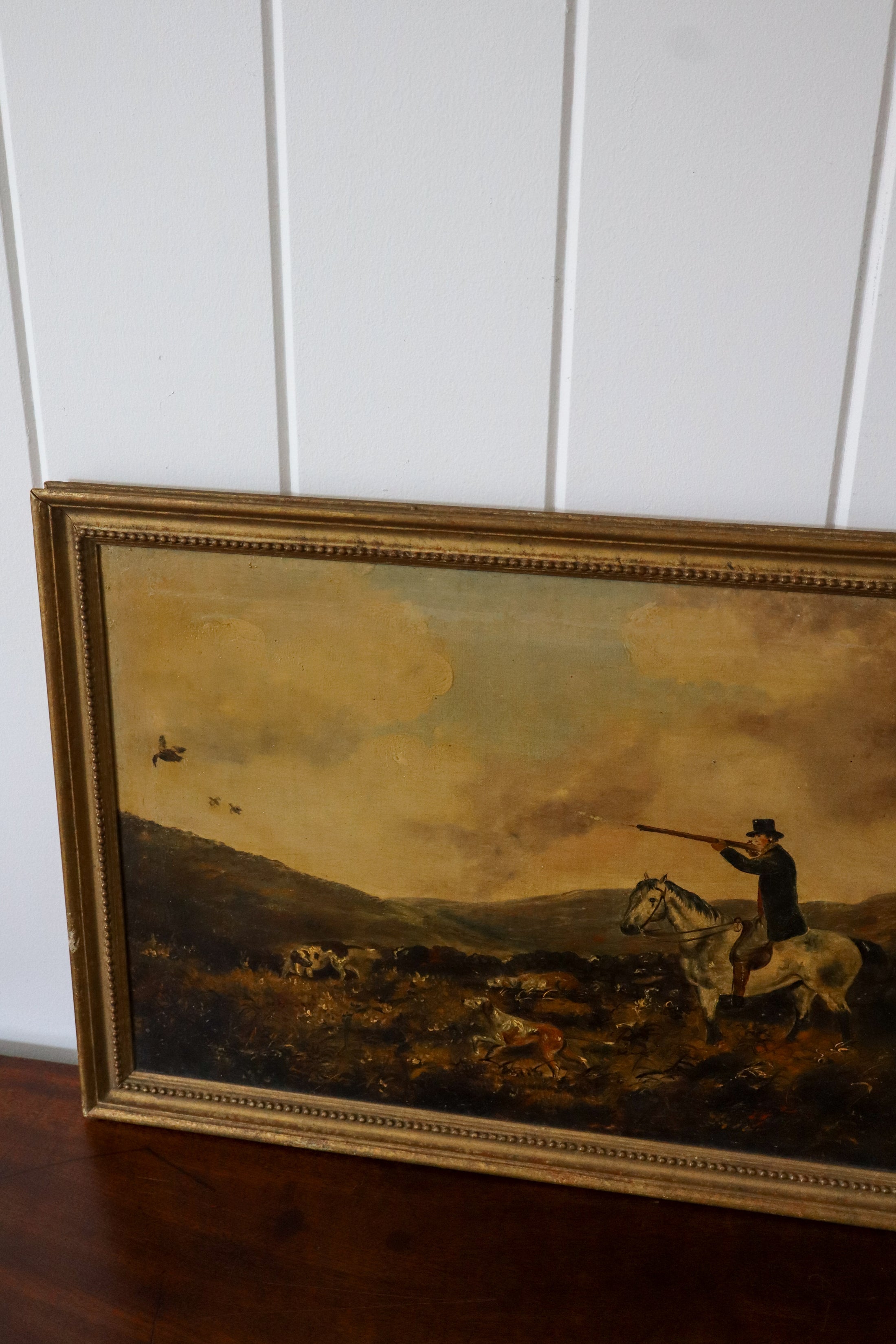 Early 19th English School | Duck Hunt Oil on Canvas