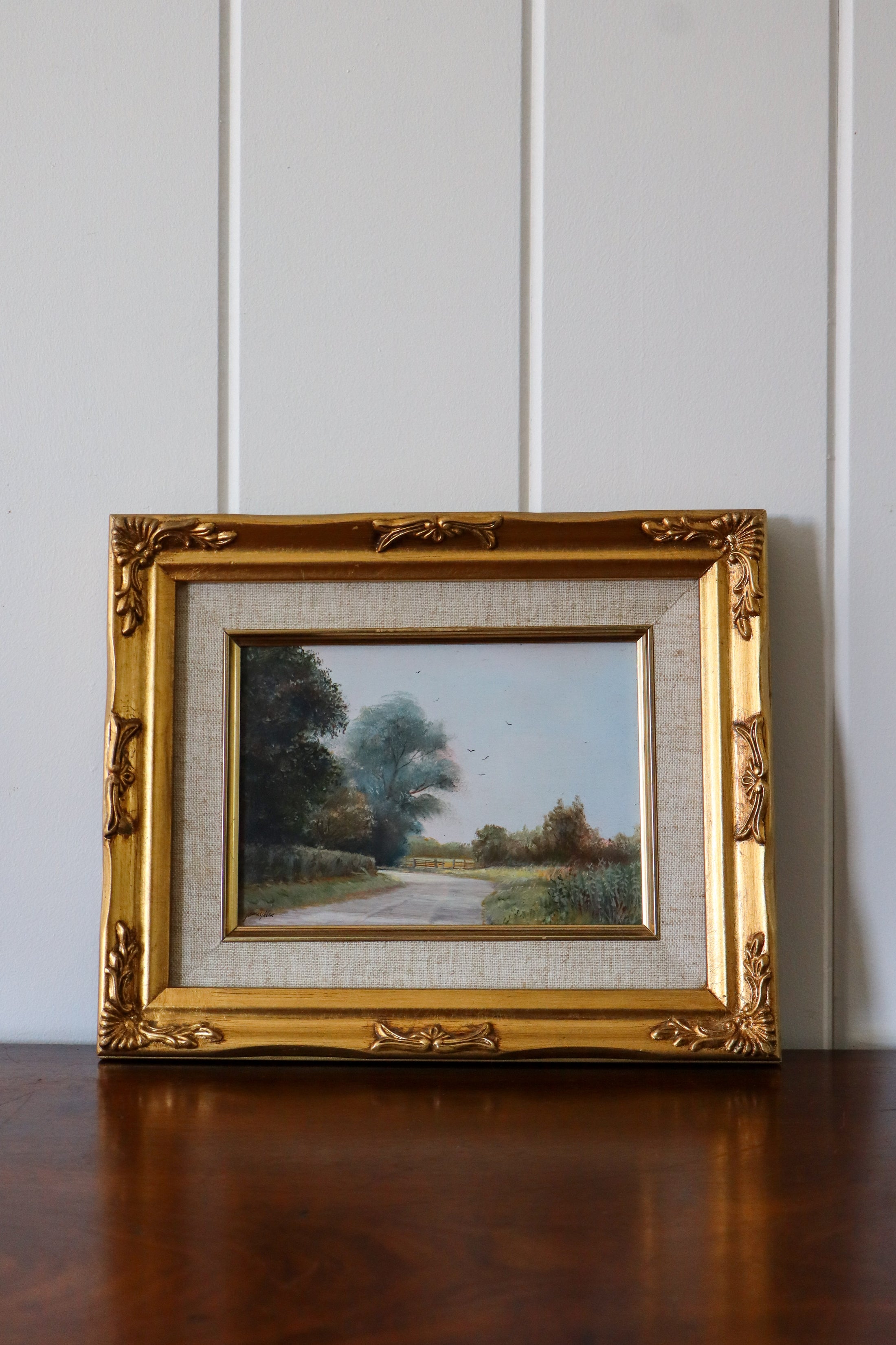 Original Landscape of Suffolk, UK Oil On Board | James Allen, British 1907 - 1986