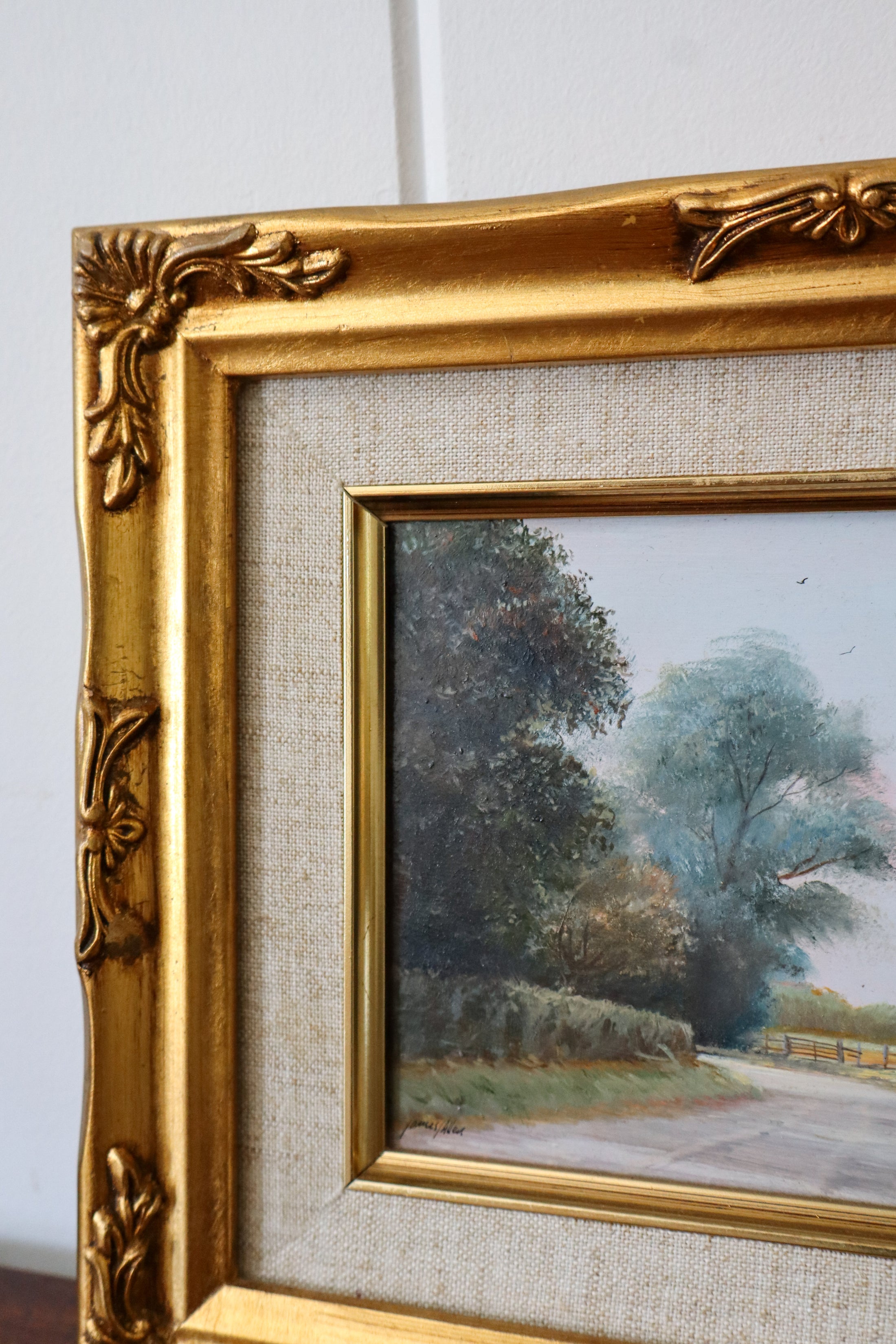 Original Landscape of Suffolk, UK Oil On Board | James Allen, British 1907 - 1986