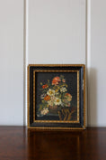 Load image into Gallery viewer, Petite Floral Painting | Antique Oil on Board
