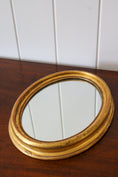 Load image into Gallery viewer, Antique Giltwood Oval Mirror (c. 1880)