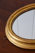 Load image into Gallery viewer, Antique Giltwood Oval Mirror (c. 1880)