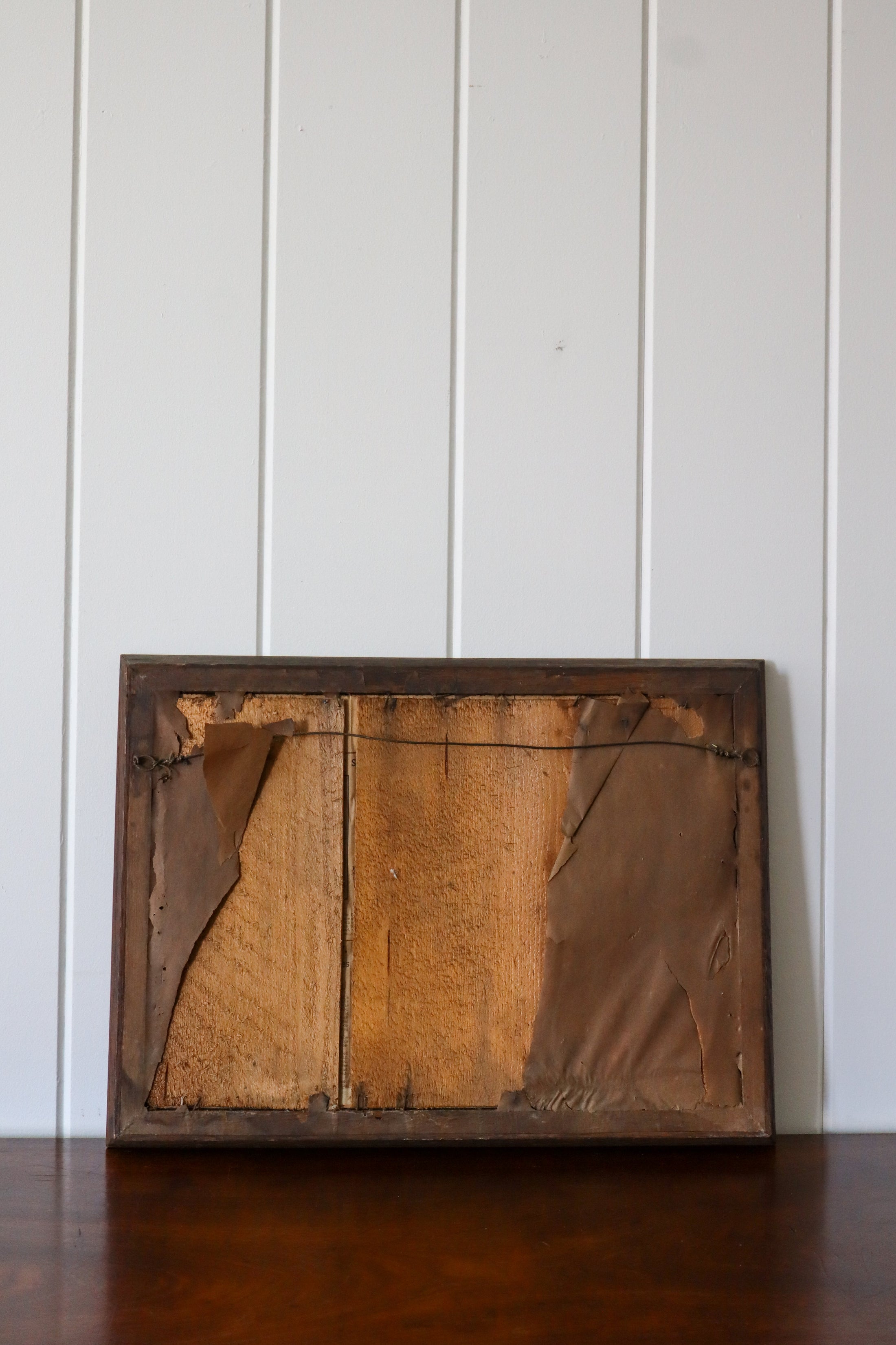19th Century Maritime Engraving in Oak Frame