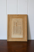 Load image into Gallery viewer, 18th Century English Hand Colored Botanical Book Plate (c. 1720) | Framed in the early 1900s