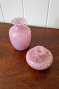 Load image into Gallery viewer, Vintage Hand Blown Pink Glass Object/Bud Vase