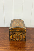 Load image into Gallery viewer, 19th Century Large Fully Inlaid Mosaic Dome Box