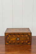 Load image into Gallery viewer, Antique Tunbridge Inlaid Jewelry Box (c. 1850)