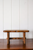 Load image into Gallery viewer, Antique Petite French Stool w/ Scalloped Top
