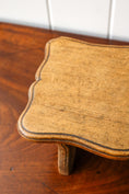 Load image into Gallery viewer, Antique Petite French Stool w/ Scalloped Top