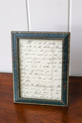 Load image into Gallery viewer, Antique English Green Leather Frame (c. 1920)